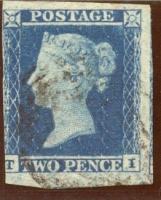 2d Blue 1841